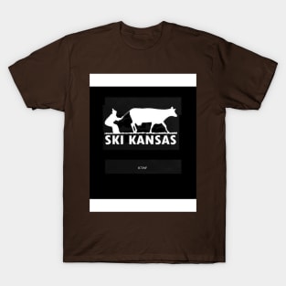 Ski Kansas by Jeff T-Shirt